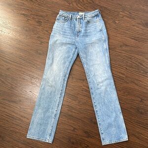 Grlfrnd denim high waist size 28